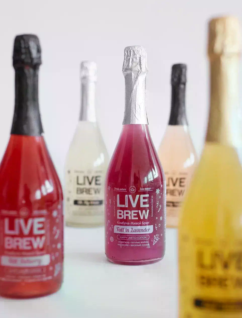 SET «HAPPY NEW LIVE BRUT» — 6PACK